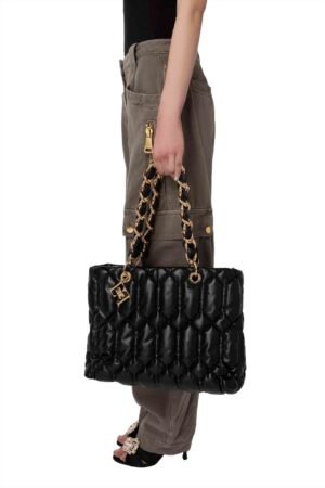 Borsa A Tracolla Monogram Piccola Nera Elisabetta Franchi - Ferraris  Boutique