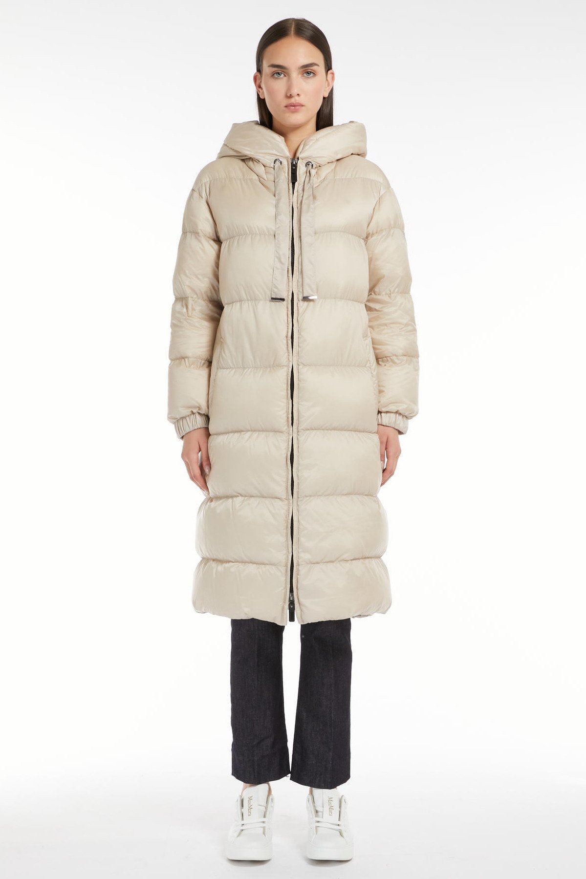 MAX MARA THE CUBE Parka lungo in tela antigoccia. SEIPA